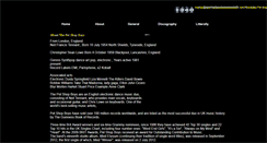 Desktop Screenshot of petshopboys.net