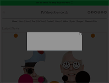 Tablet Screenshot of petshopboys.co.uk